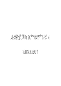 贝盈投资国际资产管理有限公司