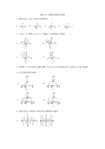 2020届高考数学理一轮复习精品特训专题二函数8函数的图象及其变换
