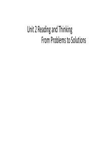 新教材2021学年高中英语人教必修第二册课件Unit1Period202ReadingandThin