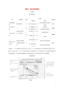 课标专用5年高考3年模拟A版2020高考地理专题五地表形态的塑造试题