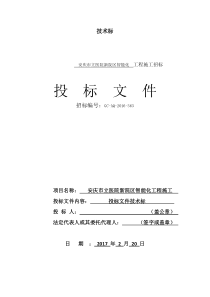 安庆医院施工组织设计投标施组