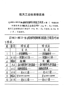 QJ 1992.1-1992.25-1990 胶粘剂的配制与胶接工艺规范》 第1号修改单