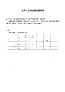 QJ 1721.5-1989 压接端子和接头HZ·L型中间接头 第1号修改单