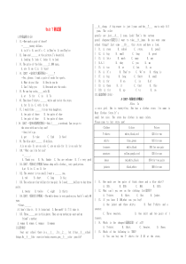 七年级英语上册 Unit 7 How much are these socks测试题 （新版）人教新