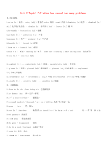 七年级英语上册 Unit 2 Looking different基础知识整理 （新版）仁爱版