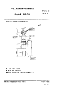 SJ 3004.9-1988 组合冲模 异形刃口