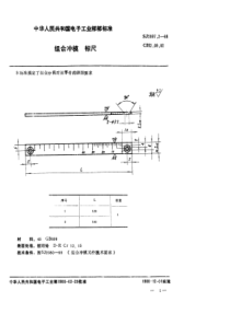 SJ 2997.2-1988 组合冲模 标尺