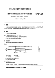 SJ 9072.4-1987 磁性氧化物或铁粉制成的轴向引线磁芯