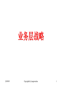 业务层战略