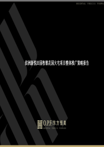 东方恒美_山东滨洲新悦田园大宅项目整体推广策略报告_148页_XXXX