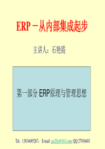 ERP从内部集成起步