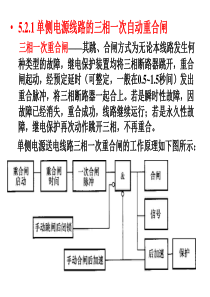 技能培训专题 输电线路得三相一次自动重合闸