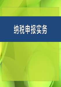 项目三消费税办税业务