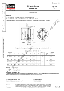 SN 528-1-2006 Oil level glasses Screw-in type(英德)