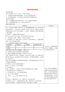 山东泰安市八年级生物下册 8.2.1《遗传的物质基础》学案（无答案） 鲁教版五四制