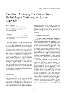 1-Case-Based-Reasoning-Foundational-Issues--Method