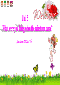 人教版八下unit-5what-were-you-doing-when-the-rainstorm-