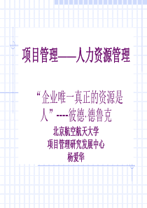 项目人力资源管理（PPT 102页）