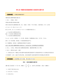 2020年高考数学一轮复习 专题10.7 椭圆双曲线抛物线与直线的位置关系练习（含解析）