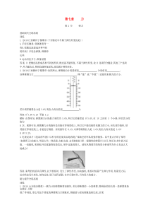 2020年春八年级物理下册 第七章 力 2 弹力拓展同步练习（含解析）（新版）新人教版