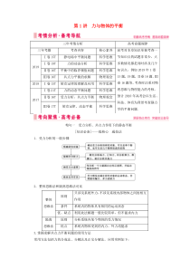 2020届高考物理艺考生大二轮总复习 上篇 专题一 力与运动 第1讲 力与物体的平衡教学案