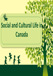 Social-and-cultural-life-in-Canada