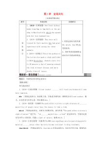 （江苏专用）2021版新高考英语一轮复习 板块4 至关重要的句式——并列句、三大从句和特殊句式 第1