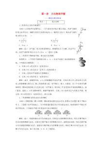 （江苏专用）2020高考物理二轮复习 第一部分 专题一 力与运动 第一讲 力与物体平衡——课前自测诊