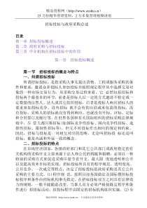 招标投标与政府采购总述 Word 文档