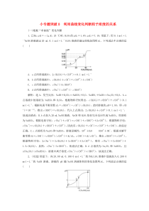 （江苏选考）2021版新高考化学一轮复习 专题8 水溶液中的离子反应与平衡 5 小专题突破8 利用曲