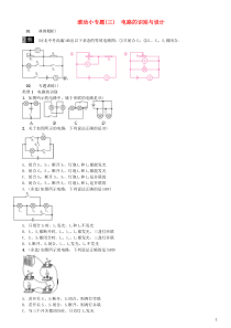 （河北专版）2018年秋中考物理总复习 滚动小专题（三）电路的识别与设计