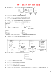 （河北专版）2018届中考化学复习 第二编 重点题型突破篇 专题2 坐标曲线、图表、框图、标签题（精