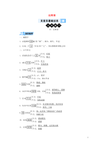 （广西专用）2019中考语文 文言文基础过关35 出师表