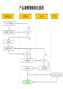 产品调整策略制定流程