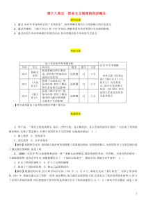 （百色专版）2019届中考历史总复习 第一编 教材过关 模块4 世界近代史 第18单元 资本主义制度