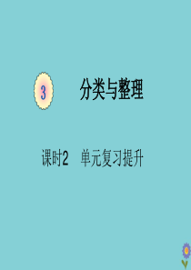 一年级数学下册 第三单元 分类与整理 课时2 单元复习提升教学课件 新人教版