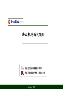 【房地产】华高莱斯：中冶唐山机场新区项目定位报告