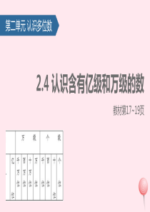 四年级数学下册 二 认识多位数（认识含有亿级和万级的数）课件 苏教版