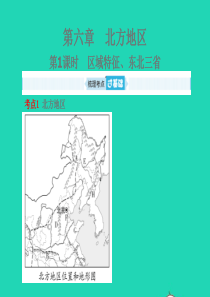 山东省德州市2019年中考地理 八年级 第六章 北方地区复习课件