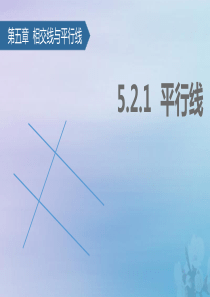 七年级数学下册 5.2.1 平行线课件 （新版）新人教版