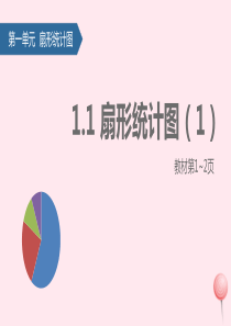 六年级数学下册 一 扇形统计图课件1 苏教版