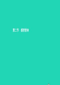 九年级政治全册 第四单元 理想与使命 第二节 感受使命课件 湘教版