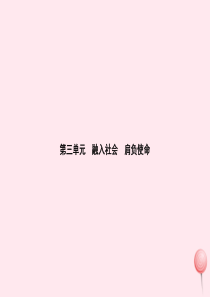 九年级政治全册 第三单元 融入社会 肩负使命 第六课 参与政治生活 第1框 人民当家作主的法治国家习