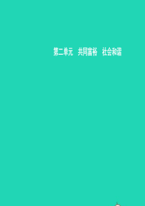 九年级政治全册 第二单元 共同富裕 社会和谐 2.1 走共同富裕道路（第1课时）习题课件 粤教版