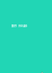 九年级物理全册 12.4 升华与凝华课件 （新版）沪科版