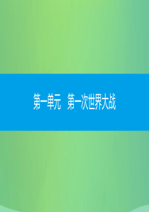 九年级历史下册 第一单元 第一次世界大战 第1课 两大军事集团的争斗课件 北师大版