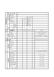 项目投资测算分析表(1)