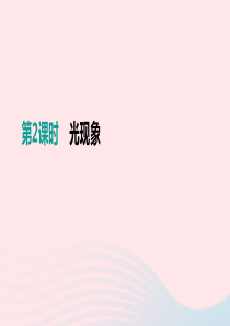 江西省2019中考物理一轮专项 第02单元 光现象课件