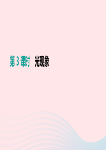 江苏省盐城市2019年中考物理 第03单元 光现象课件