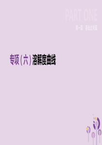 河北省2019年中考化学复习 第一篇 基础过关篇 专项（六）溶解度曲线课件